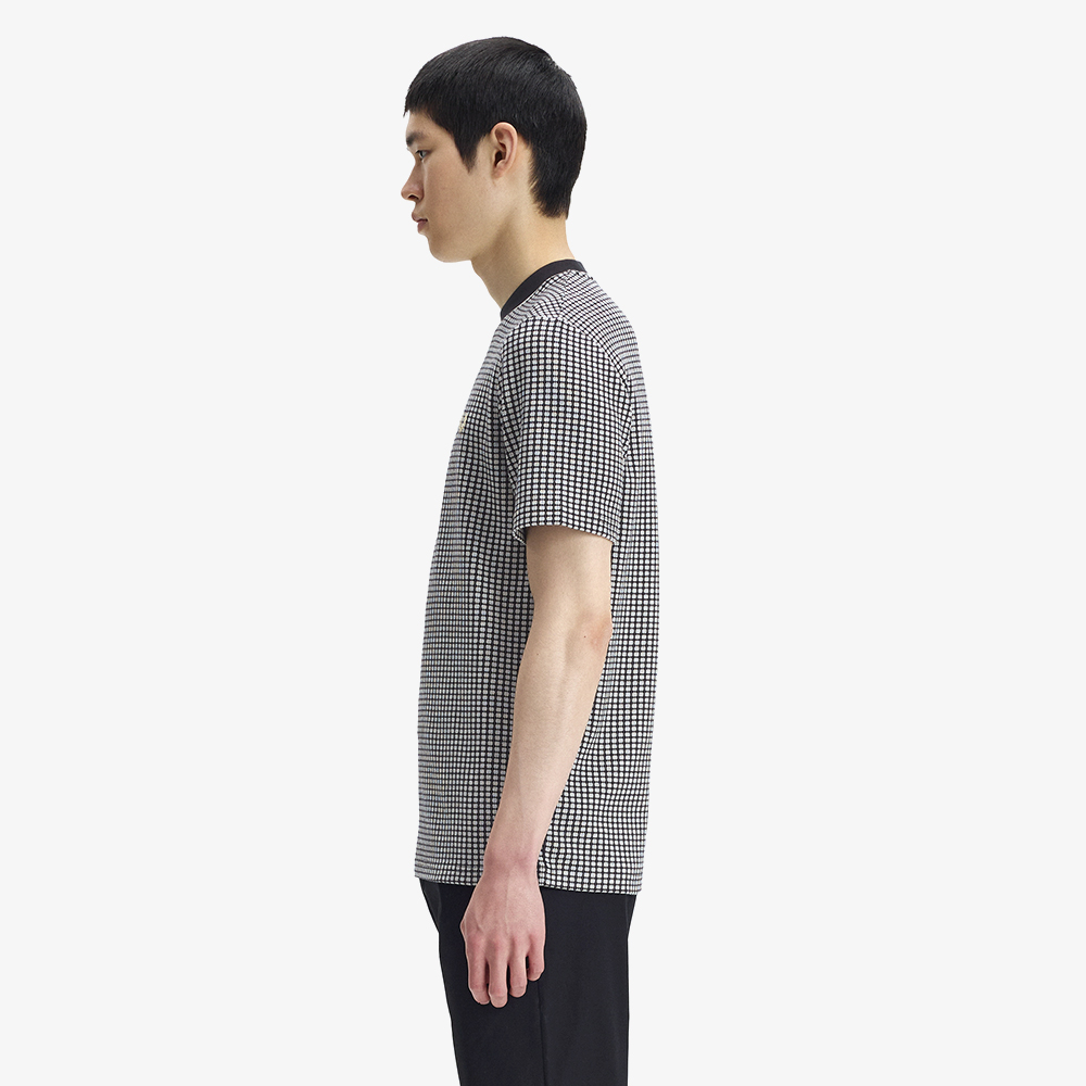 프레드페리 체커보드 티셔츠 블랙(Fred Perry Chequerboard T-Shirt Black) - 2