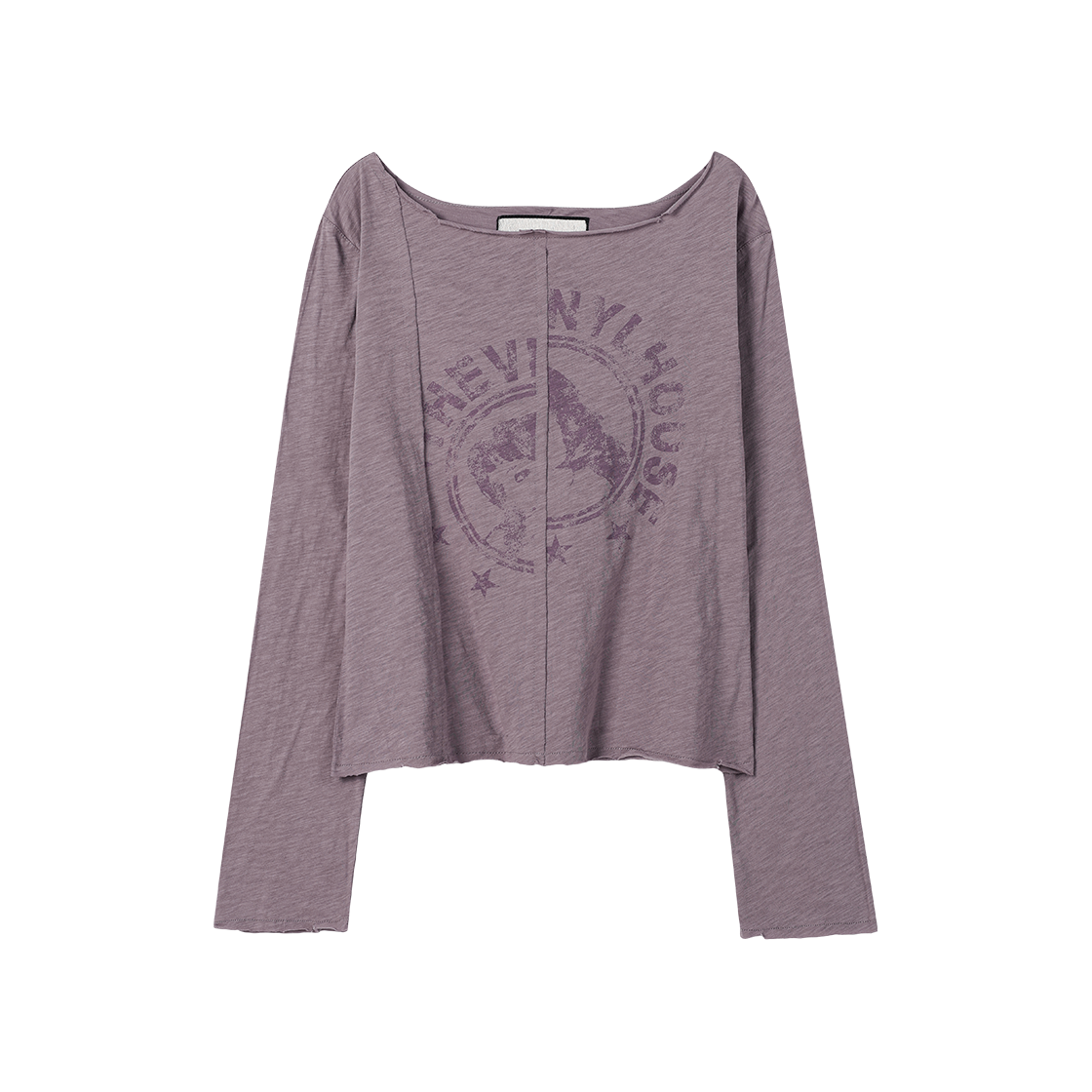 더바이닐하우스 뮤즈 시어 롱슬리브 티 (W) 퍼플