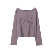 Thevinylhouse Muse Sheer Ls Tee (W) Purple