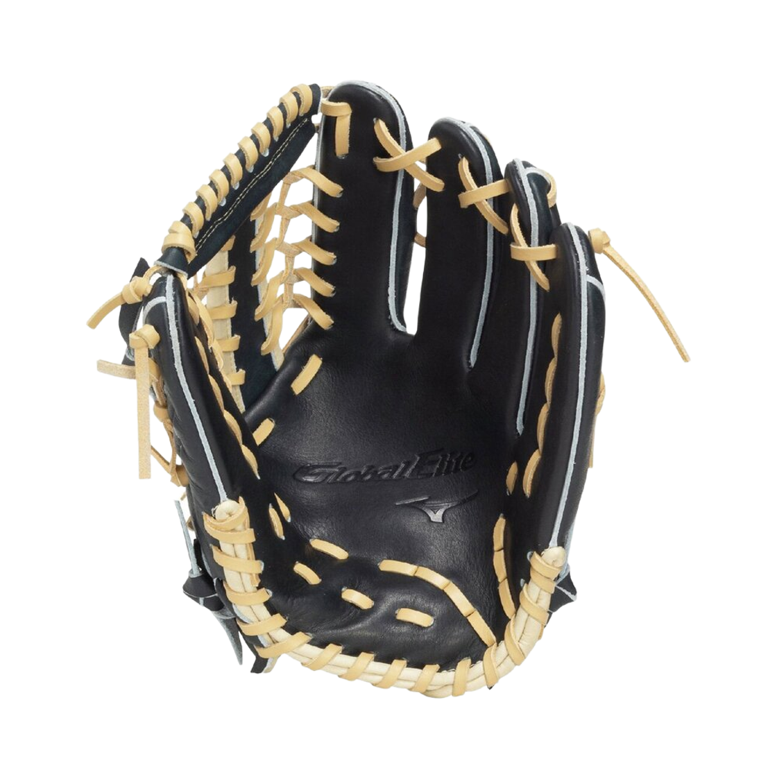 (키즈) 미즈노 글로벌 엘리트 프로페셔널 셀렉션 소프트볼 뉴트바 타입 D 글러브 블루 블론드((Kids) Mizuno Global Elite Professional Selection Softball Nootbar Type Glove D Blue Blonde) - 2