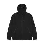 C.P. Company Diagonal Raised Fleece Goggle Sweatshirt Black - 25FW