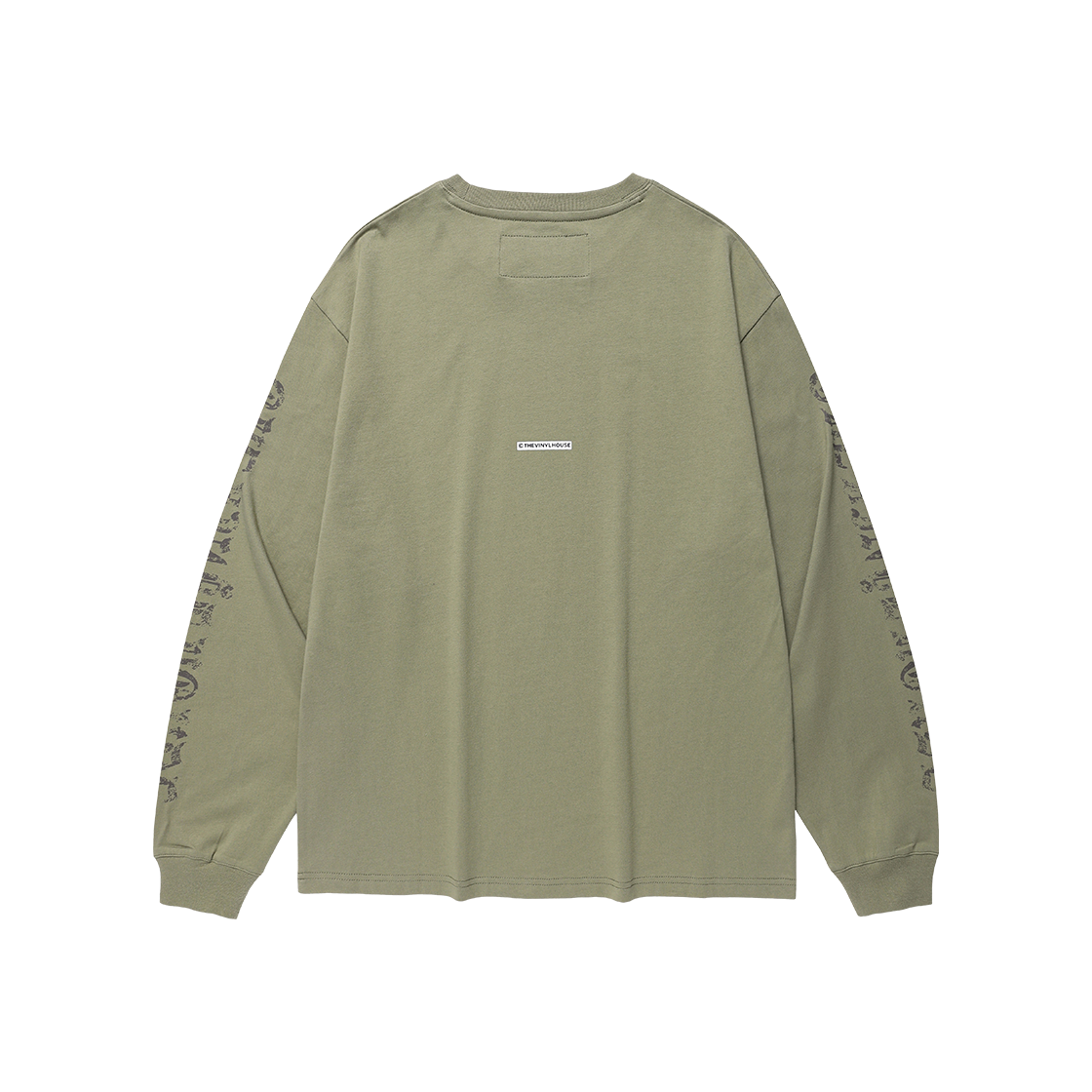 더바이닐하우스 러프 드로잉 롱슬리브 티 올리브(Thevinylhouse Rough Drawing Ls Tee Olive) - 2