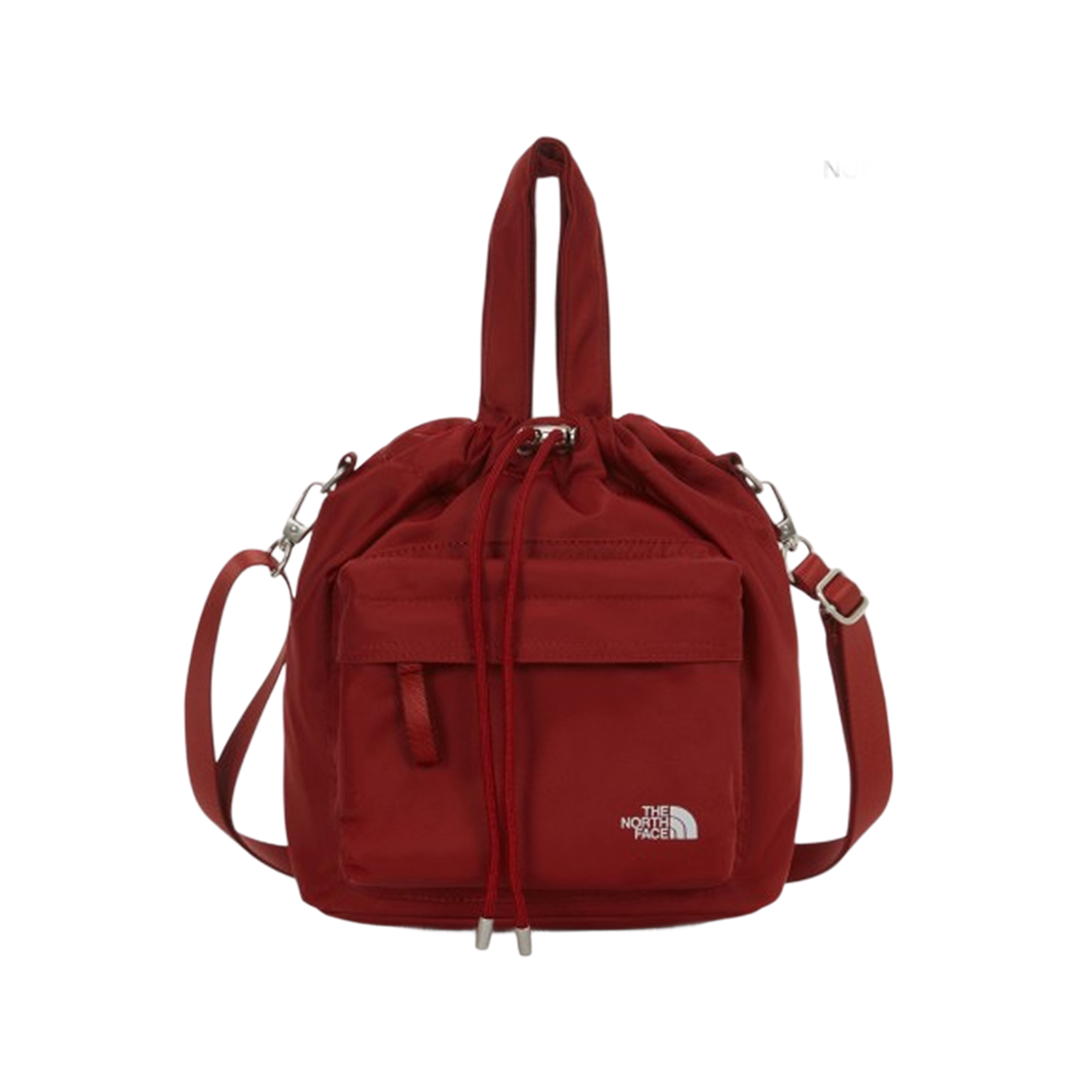 노스페이스 트래블 버킷백 다크 레드 - 26SS(The North Face Travel Bucket Bag Dark Red - 26SS)