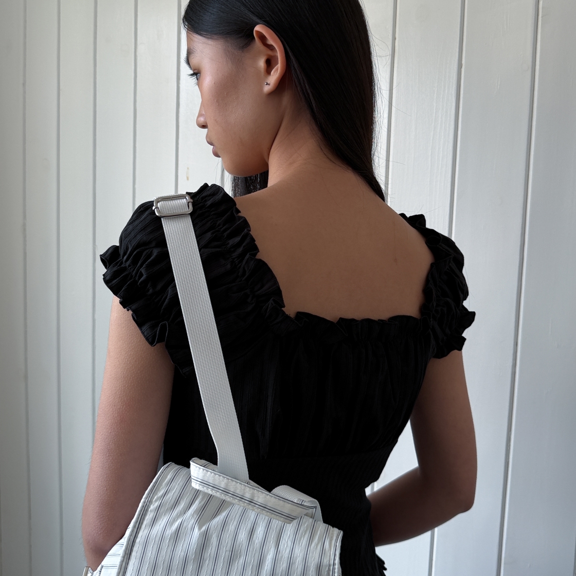 라츠유 엘라 블라우스 블랙(LOTS YOU Ella Blouse Black) - 4
