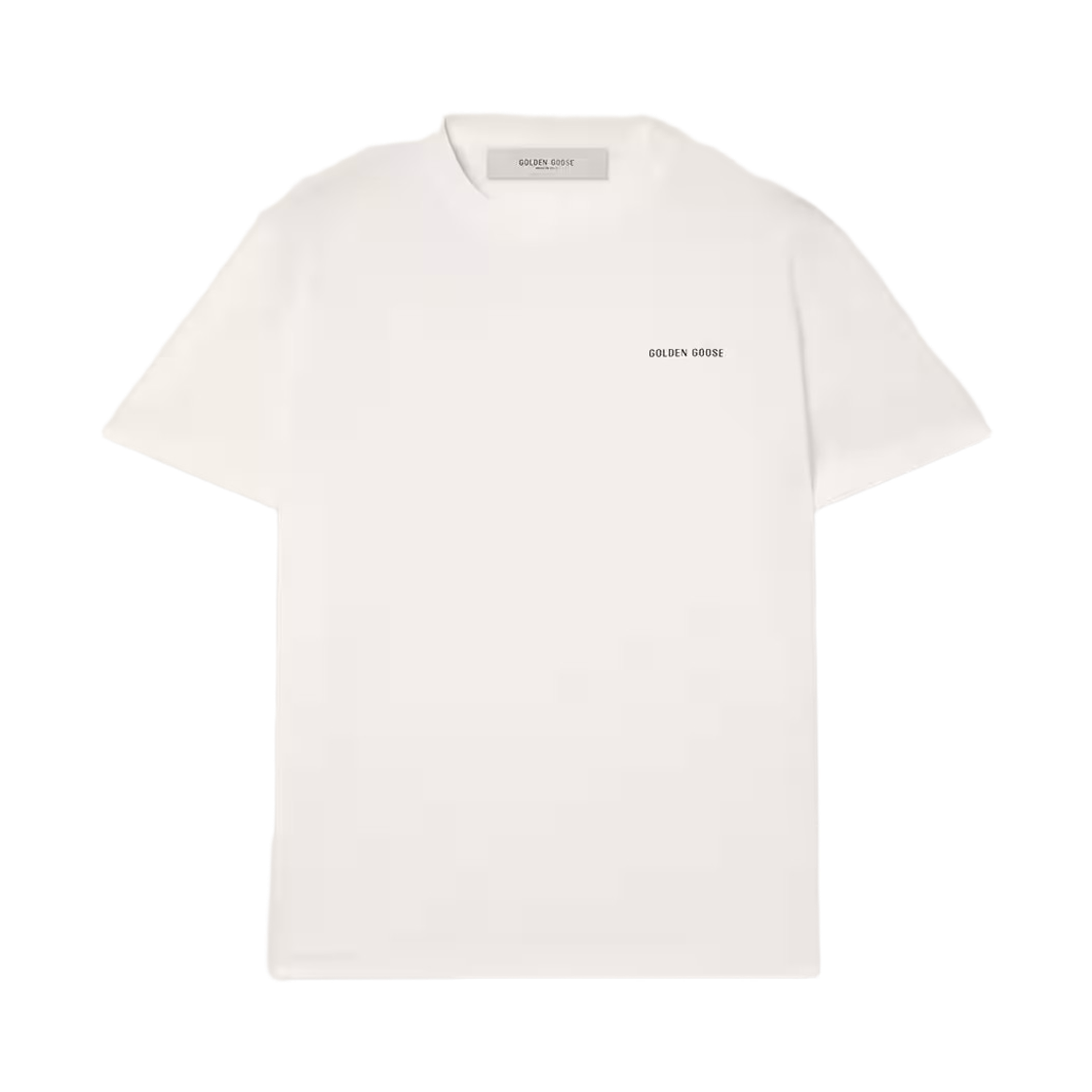 골든구스 코튼 저지 티셔츠 빈티지 화이트(Golden Goose Cotton Jersey T-Shirt Vintage White)