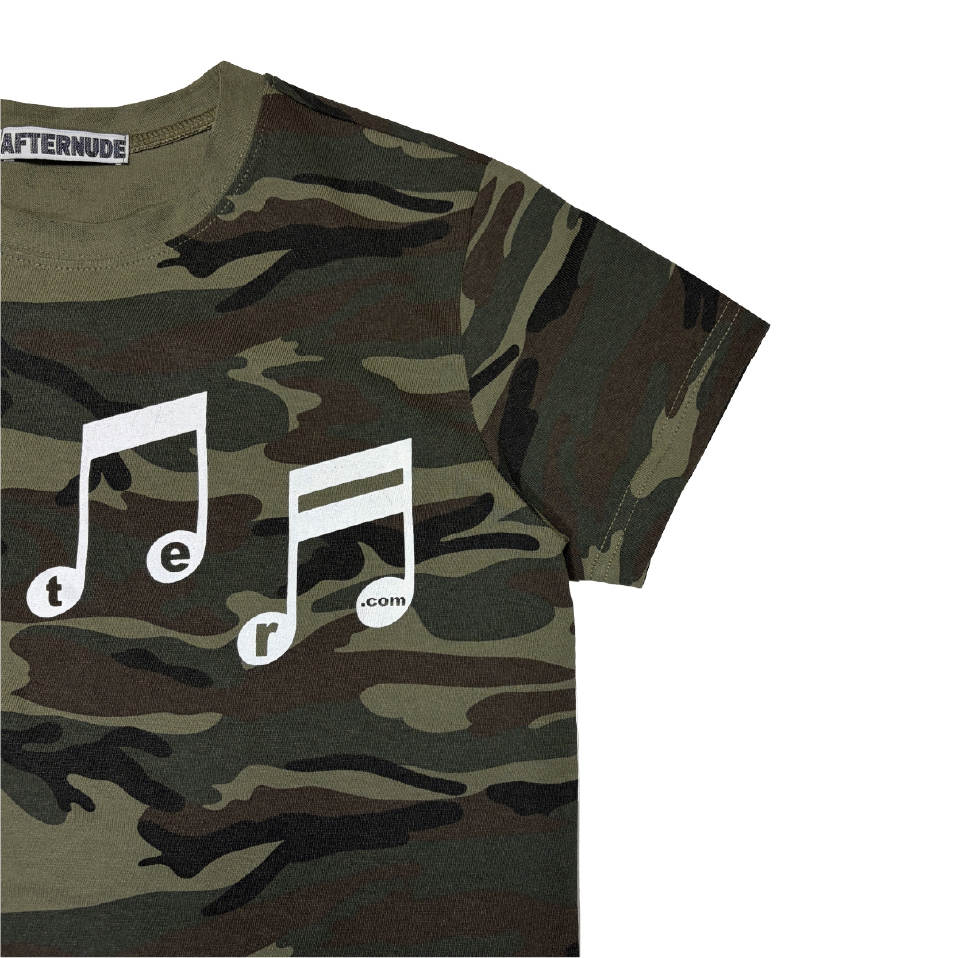 에프터누드 뮤직 노트 티 카키(Afternude Music Note Tee Khaki) - 3