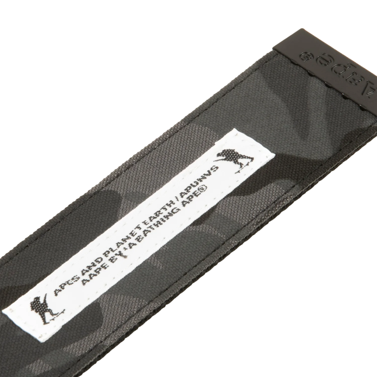 에이프 메인 맨 벨트 블랙 - 26SS(AAPE Main Men Belt Black - 26SS) - 4