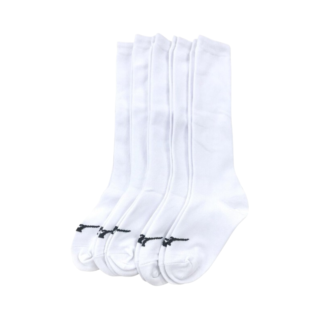 미즈노 언더 스타킹 화이트 (5개입) - 미즈노 오피셜 온라인 한정(Mizuno Under Stockings White (5 Pack) - Mizuno Official Online Exclusive)
