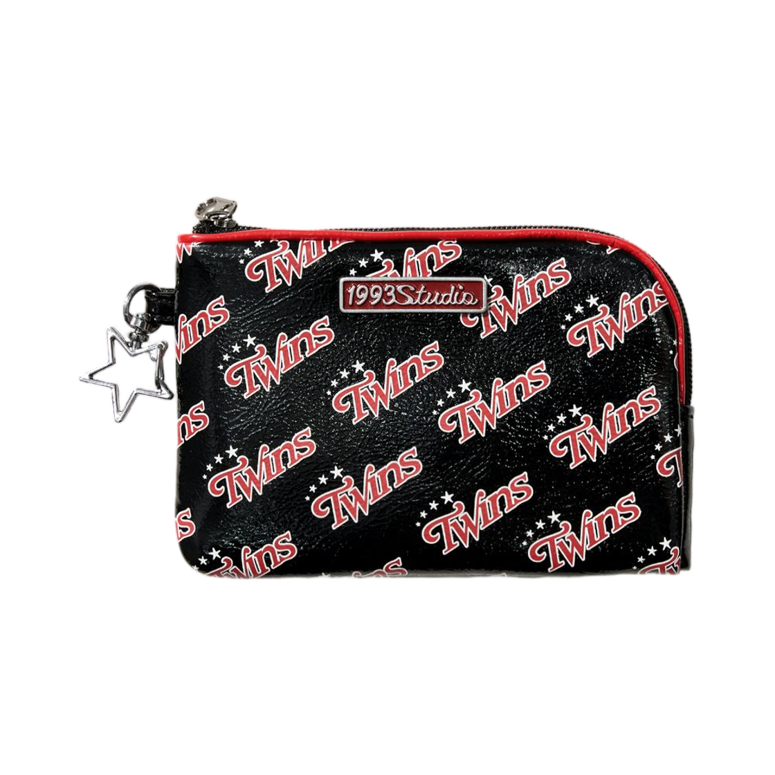 LG 트윈스 x 1993스튜디오 V4 텍스타일 미니 파우치 블랙(LG Twins x 1993 Studio V4 Textile Mini Pouch Black)