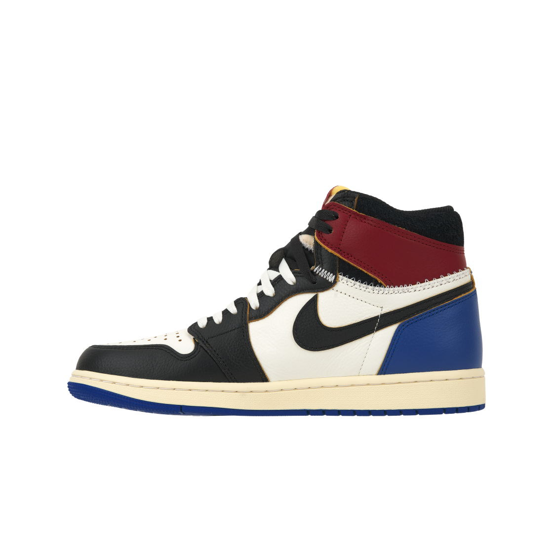 조던 1 x 프라그먼트 x 유니온 LA 블랙 앤 바시티 레드(Jordan 1 x Fragment x Union LA Black and Varsity Red) - 3