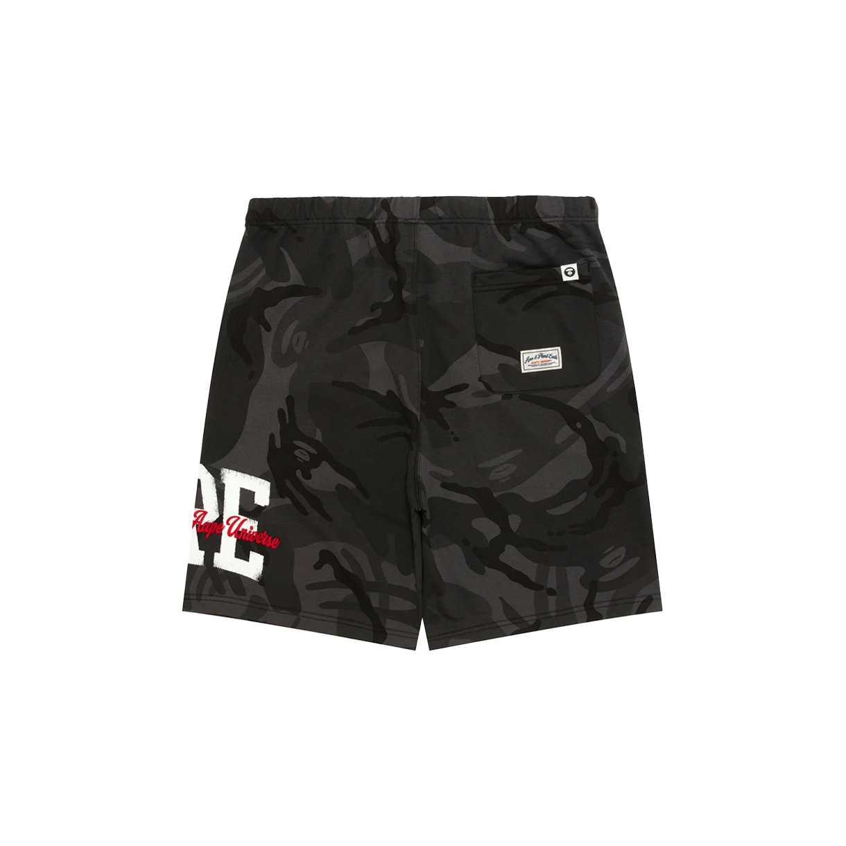 에이프 베이직 스웻 쇼츠 블랙 - 26SS(AAPE Basic Sweat Shorts Black - 26SS) - 2