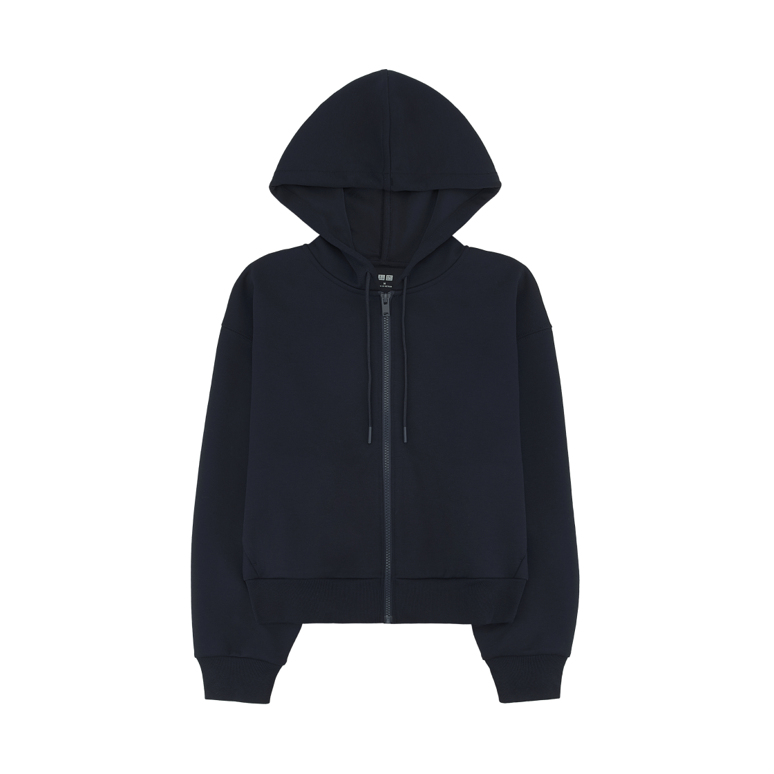 (W) 유니클로 드라이 스웨트 풀집 후드 네이비 - JP((W) Uniqlo Dry Sweat Full Zip Hoodie Navy - JP)