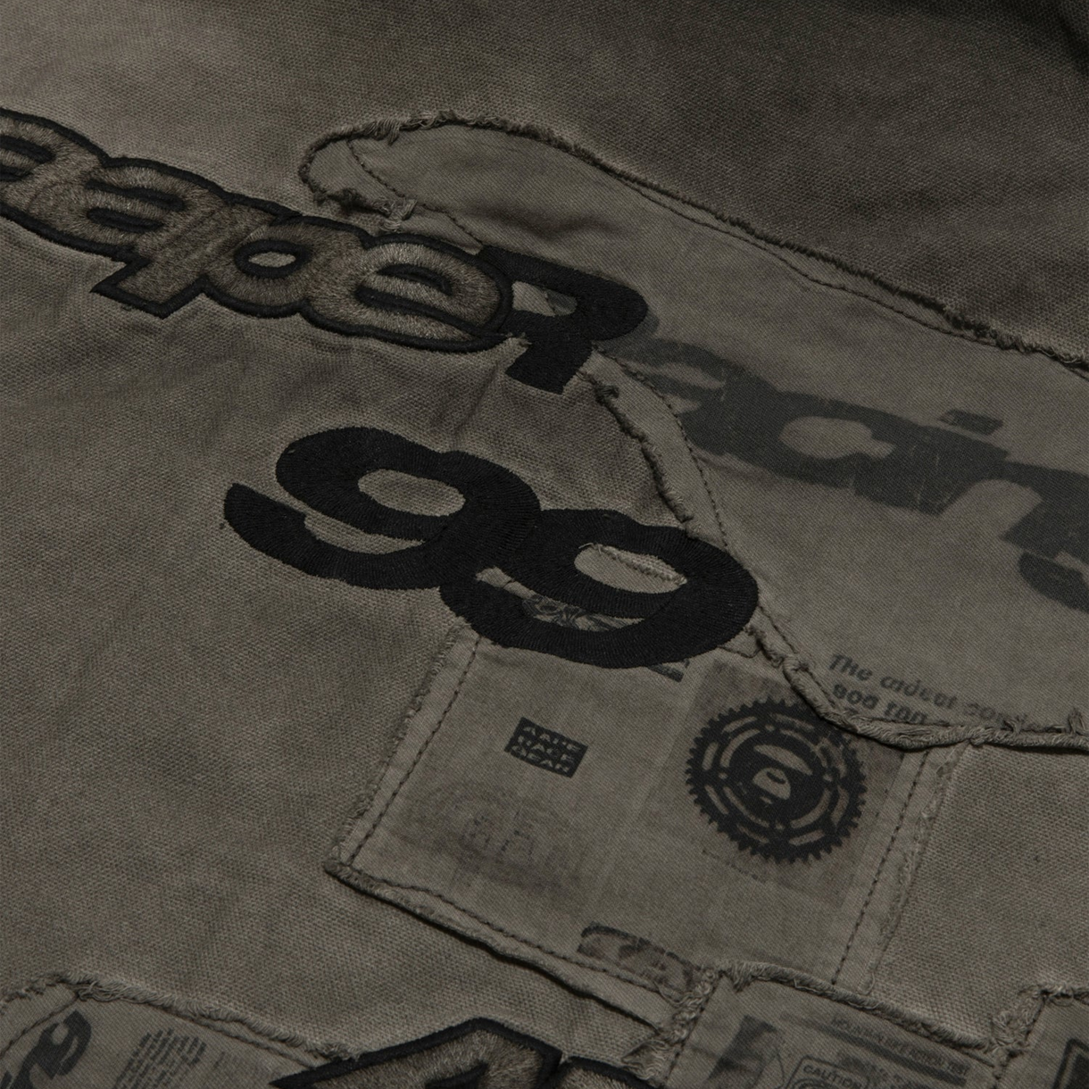 에이프 메인 라이트 웨이트 자켓 차콜 - 26SS(AAPE Main Light Weight Jacket Charcoal - 26SS) - 4