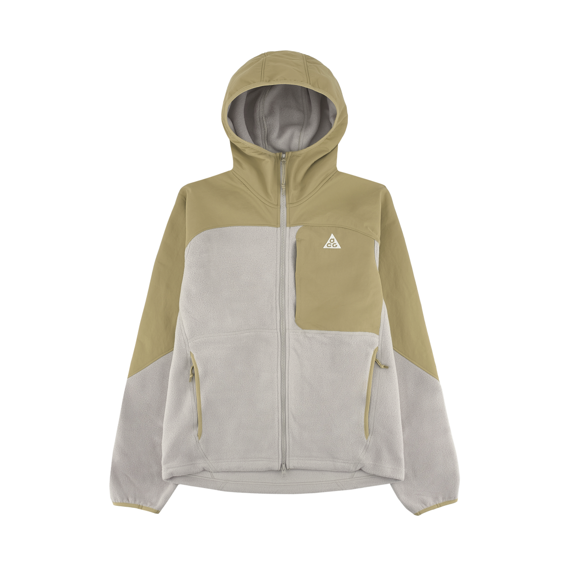 나이키 ACG 울프 트리 플러스 풀집 후드 미드 레이어 파라슈트 베이지 컬리지 그레이 - US/EU(Nike ACG Wolf Tree Plus Full-Zip Hooded Mid Layer Parachute Beige College Grey - US/EU)