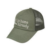 LAZYZ Can I Go Home Mesh Ball Cap - Olive