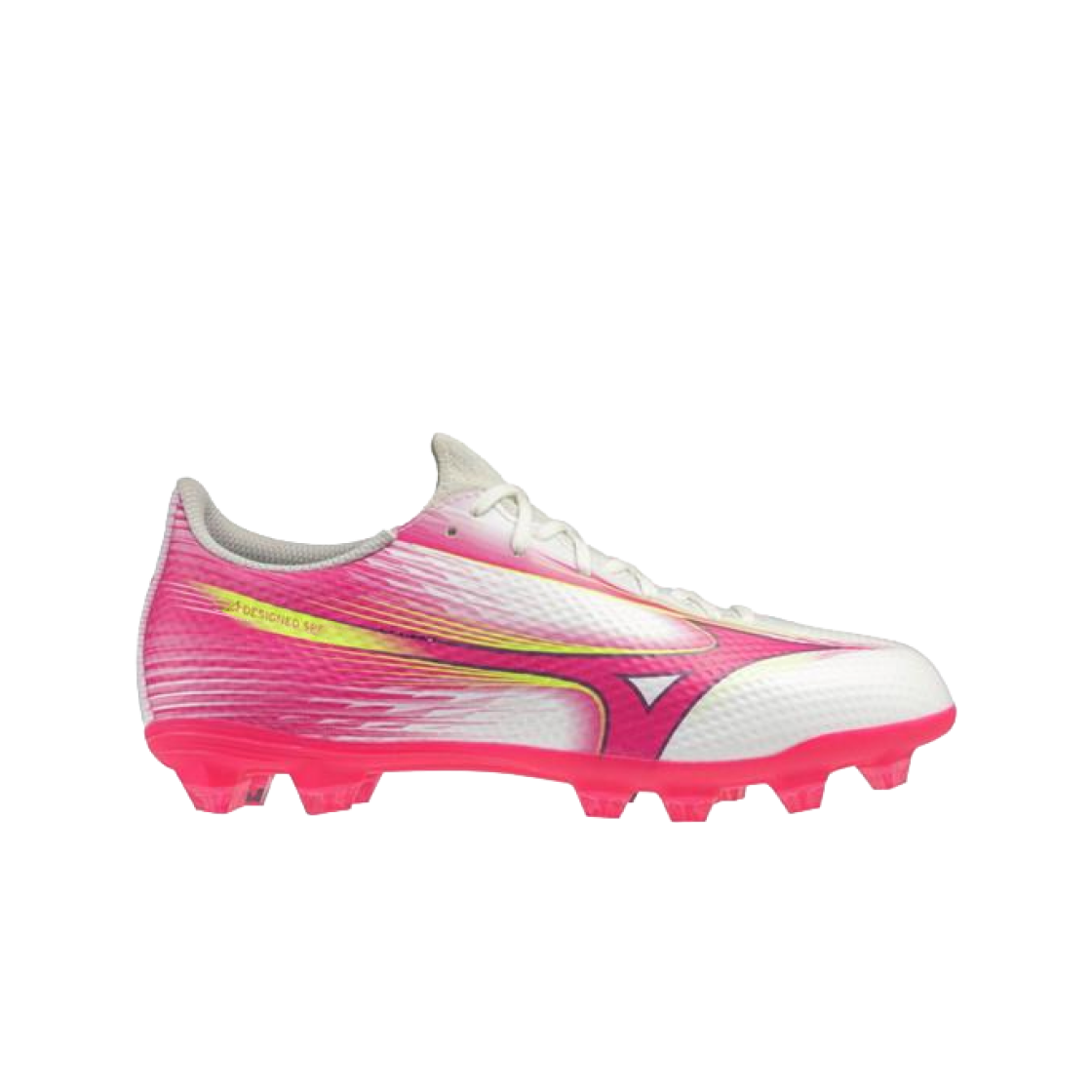 P1GB266564 (JR) Mizuno Alpha III Select White Pink