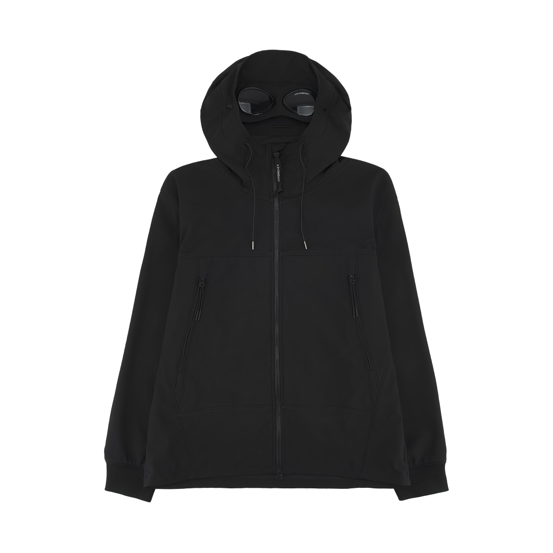 C.P. 컴퍼니 쉘-R 고글 자켓 블랙 - 25SS(C.P. Company Shell-R Goggle Jacket Black - 25SS)