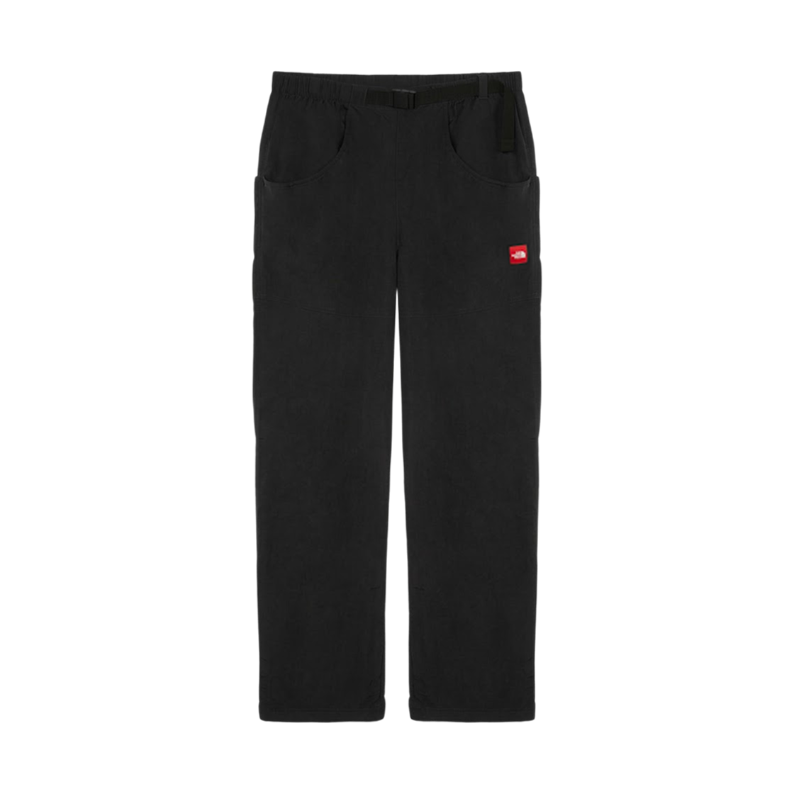 노스페이스 M TNF 레드 박스 나일론 벨티드 팬츠 블랙 - 26SS