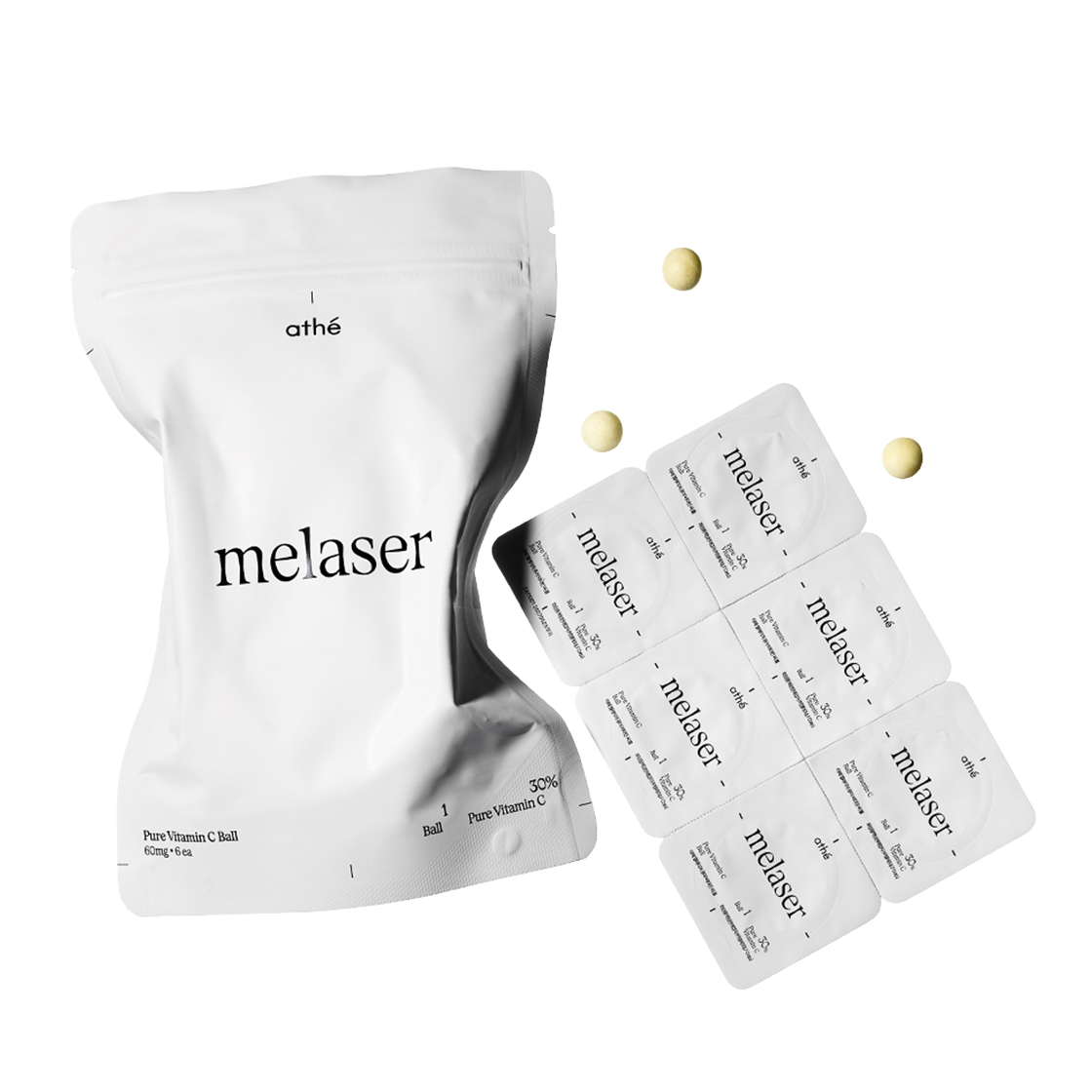 아떼 멜레이저 퓨어 비타민 씨 볼 6ea(athe Melaser Pure Vitamin C Ball 6ea) - 2