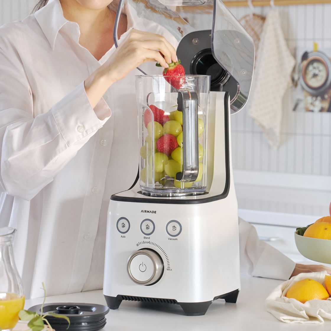 [리퍼]에어메이드 초고속 분쇄 자동 세척 진공블렌더 블렌딕V 350V([Refurbished] Airmade High-Speed Crushing Auto-Clean Vacuum Blender Blendic V 350V) - 3