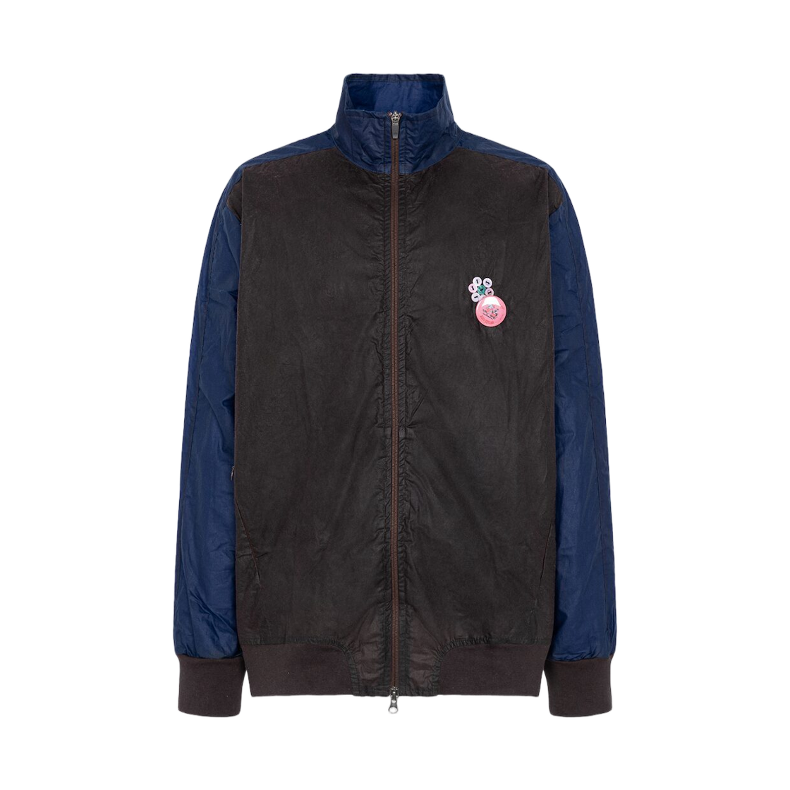 알렉스 조노 트랙 자켓 네이비 브라운(Alex Zono Track Jacket Navy Brown)