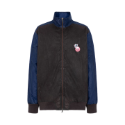 Alex Zono Track Jacket Navy Brown
