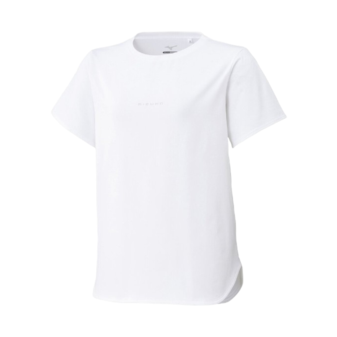 32MAD30101 (W) Mizuno Wide Silhouette Stretch Soft Dry T-Shirt White