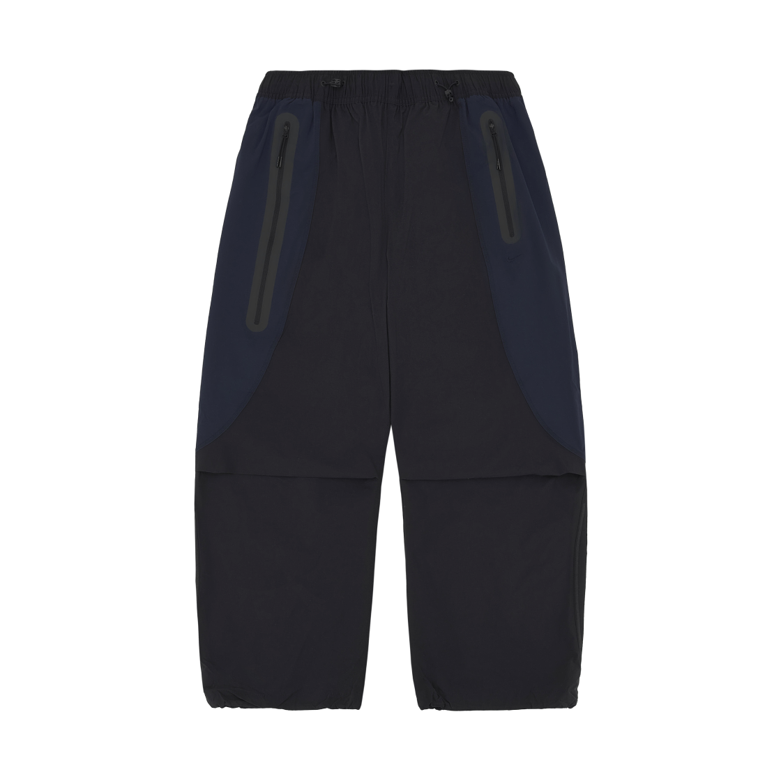 나이키 테크 드라이핏 우븐 컬러 블록 오버사이즈 트라우저 블랙 옵시디언 - 아시아