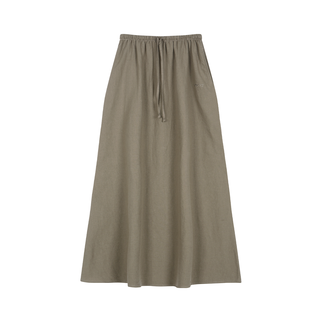 썸머 린넨 맥시 스커트 토프 LAZYZ Summer Linen Maxi Skrit - Taupe