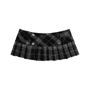 [KREAM 단독] Bonnae Micro mini pleats skirt Black
