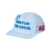 Alex Zono Run For Seoul Trucker Blue