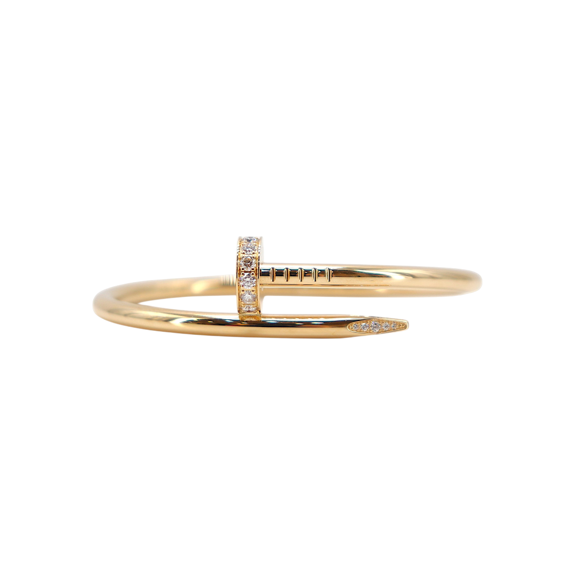 까르띠에 저스트 앵끌루 다이아 옐로우골드 15호(Cartier Juste un Clou Diamond Yellow Gold Ring Size 15) - 1