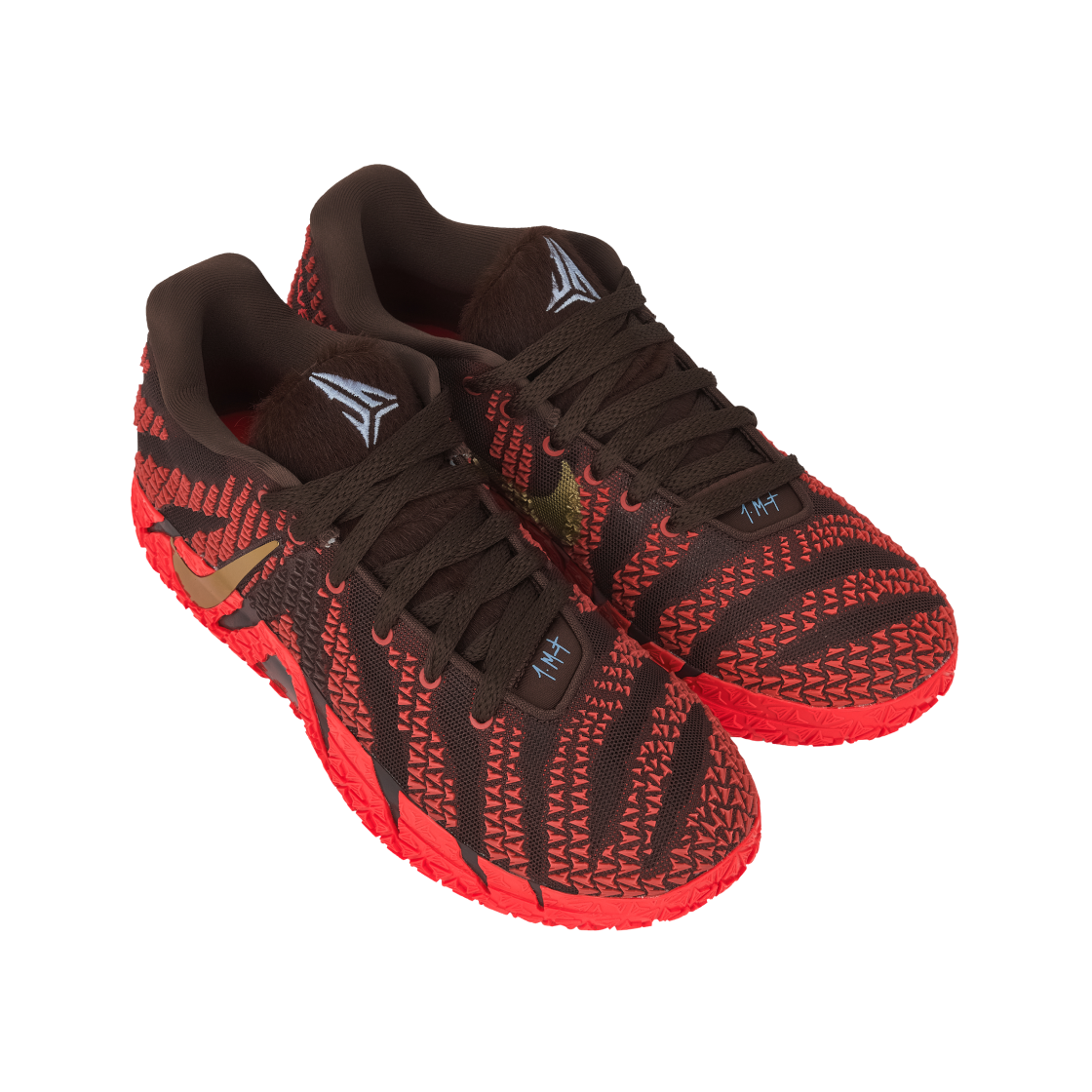 나이키 자 3 EP 루나 뉴 이어 라이트 초콜릿 실트 레드(Nike Ja 3 EP Lunar New Year Light Chocolate Silt Red) - 4