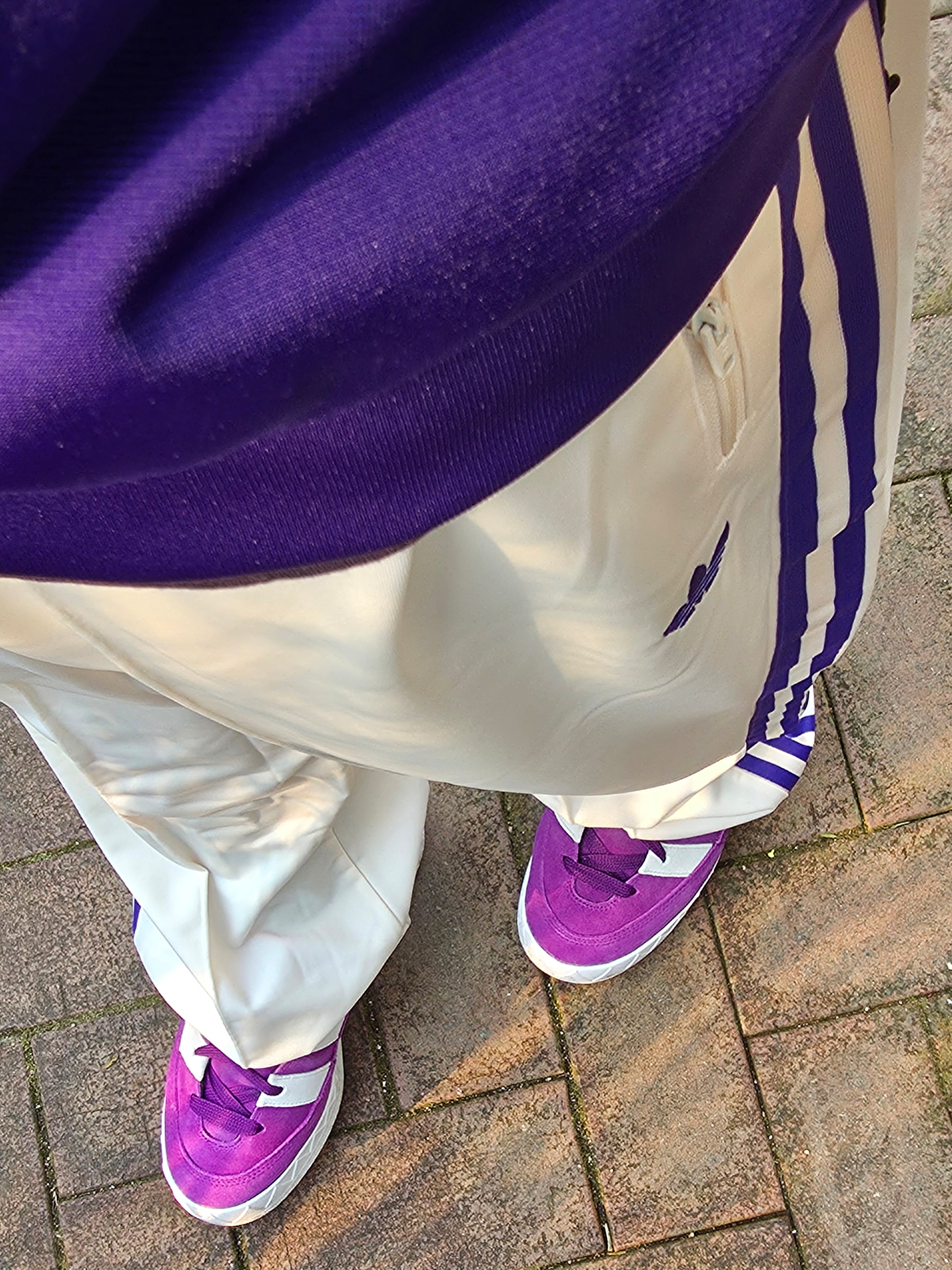 Stussy Skullcap Leopard Pink, Adidas Originals Track Pants Ambient Sky White - KR Sizing 착용 스타일 - 2