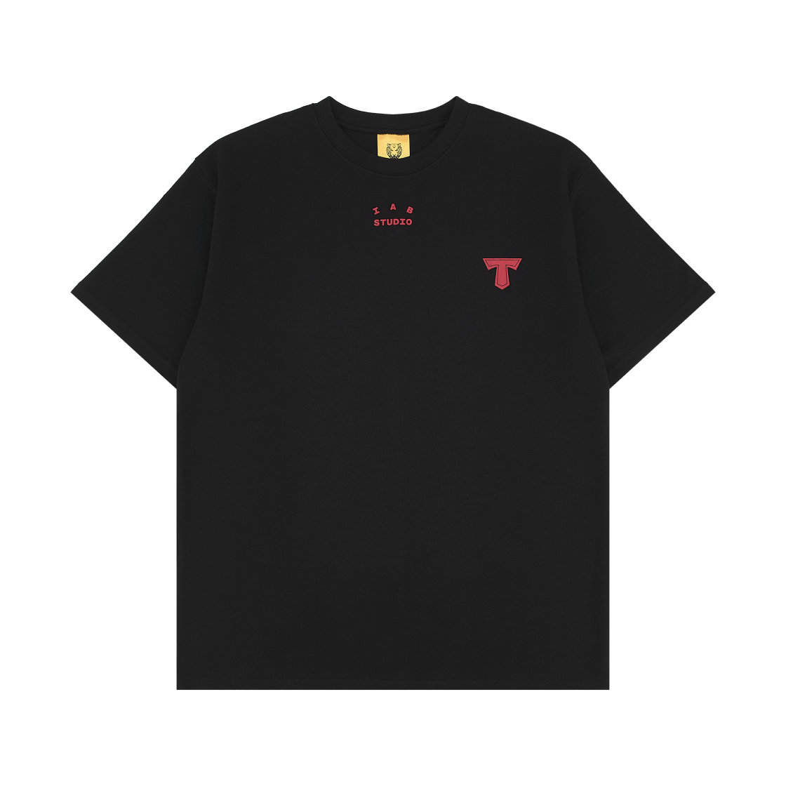 기아 타이거즈 x 아이앱 스튜디오 베이직 티셔츠 블랙(Kia Tigers x IAB Studio Basic T-Shirt Black)