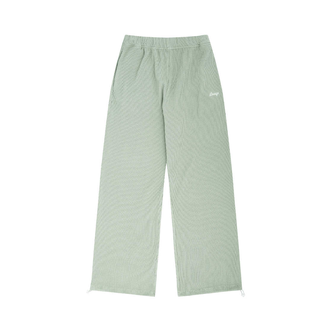 레이지지 베이크드 와플 라운지 스트링팬츠 세이지그린(LAZYZ Baked Waffle Lounge String Pants - Sage Green)
