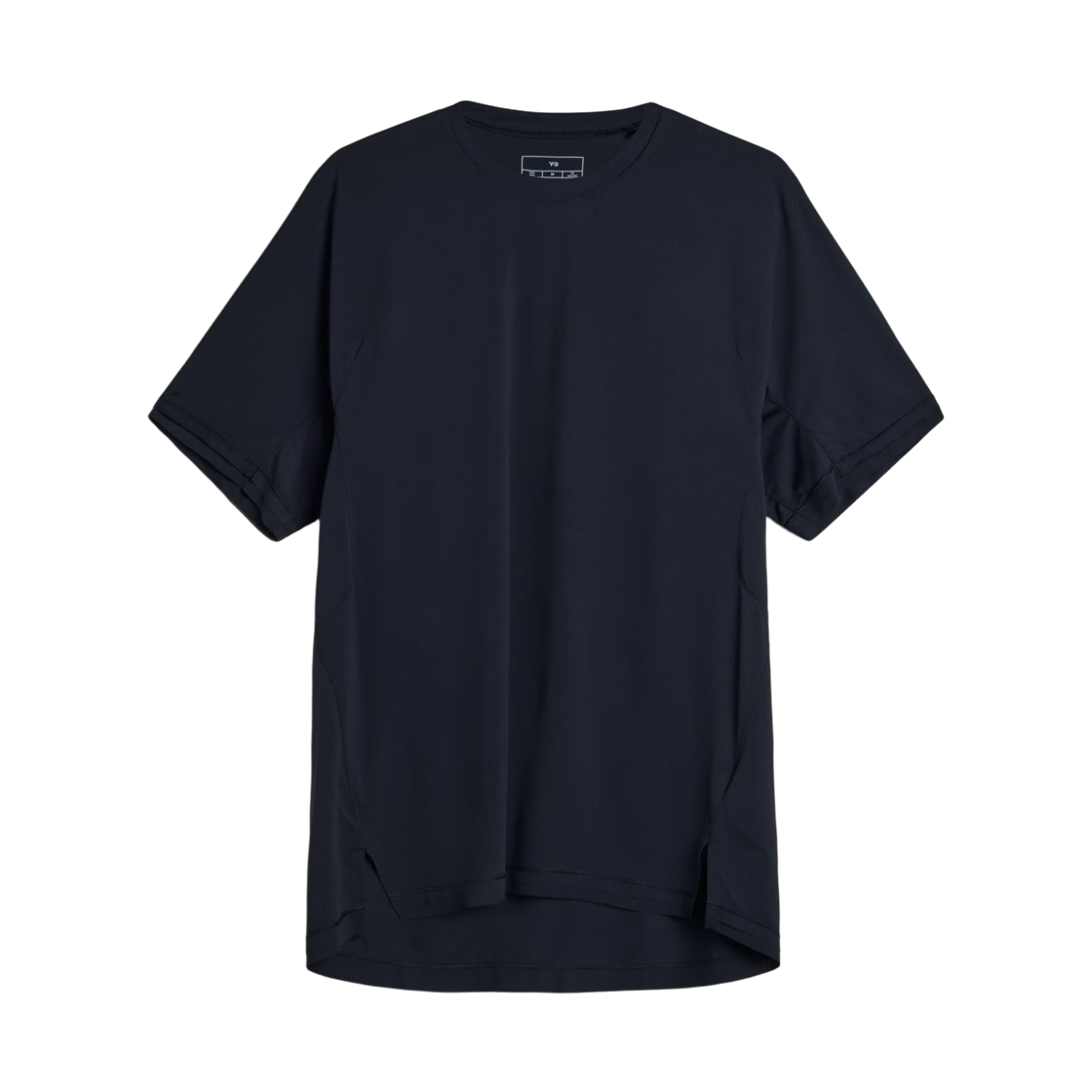 Y-3 러닝 숏슬리브 티셔츠 블랙(Y-3 Running Short Sleeve T-Shirt Black) - 1