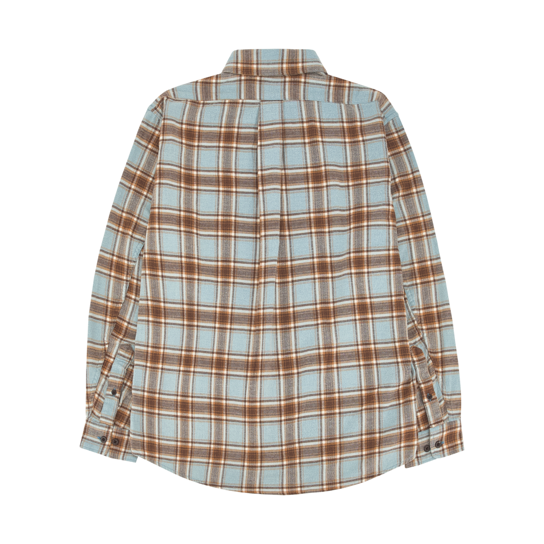 카키스 x 논네이티브 드웰러 B.D. 셔츠 코튼 플란넬 타탄 체크 블루(Khakis x Nonnative Dweller B.D. Shirt Cotton Flannel Tartan Check Blue) - 2