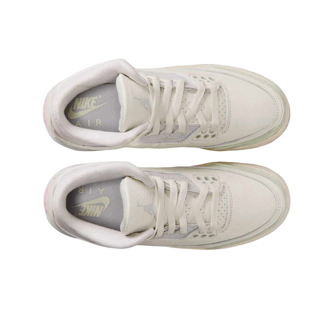 (GS) 조던 3 레트로 세일 앤 제이드 아우라((GS) Jordan 3 Retro Sail and Jade Aura) - 2