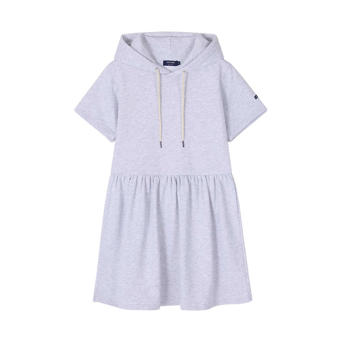 세인트제임스 봉봉 후디 드레스 라이트 그레이(Saint James Bon Bon Hoodie Dress LGY)
