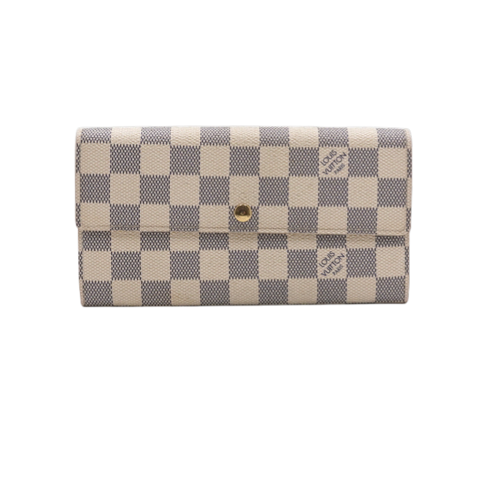 ITLERRTVK325 Louis Vuitton Damier Azur Sarah Wallet