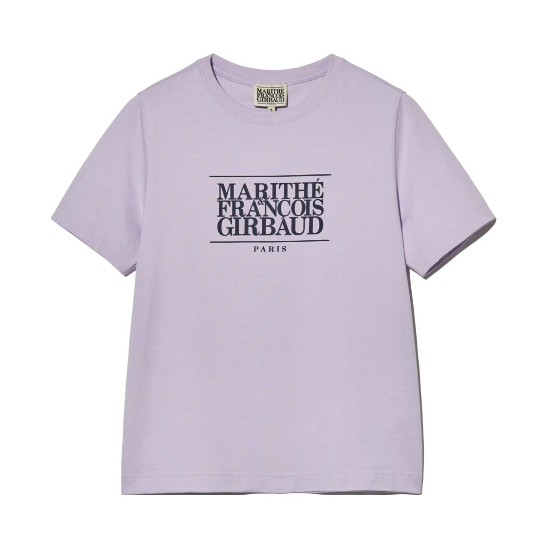 (W) 마리떼 프랑소와 저버 클래식 로고 티셔츠 라이트 퍼플((W) Marithe Francois Girbaud Classic Logo T-Shirt Light Purple)