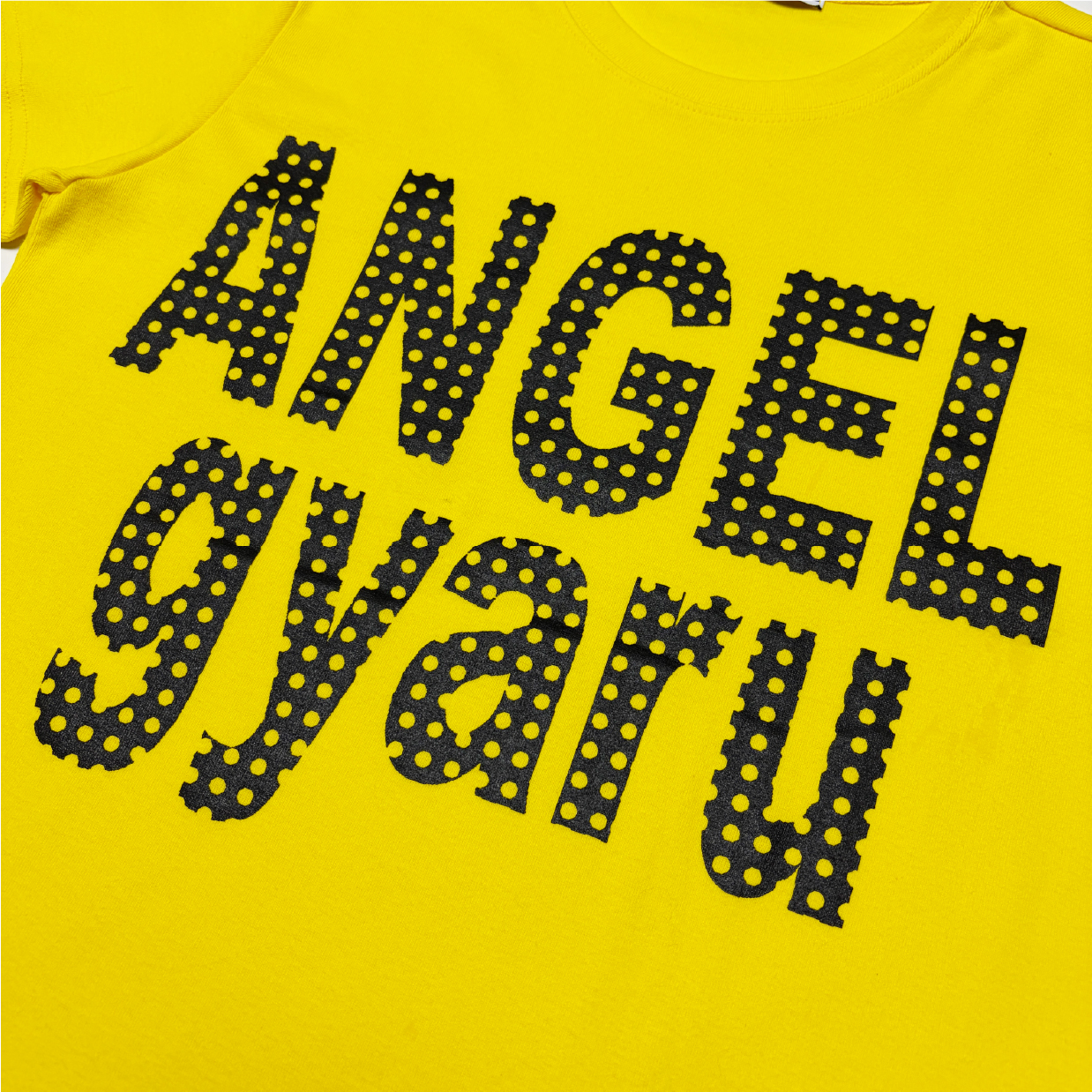 에프터누드 엔젤 갸루 티 옐로우(Afternude Angel Gyaru Tee Yellow) - 3