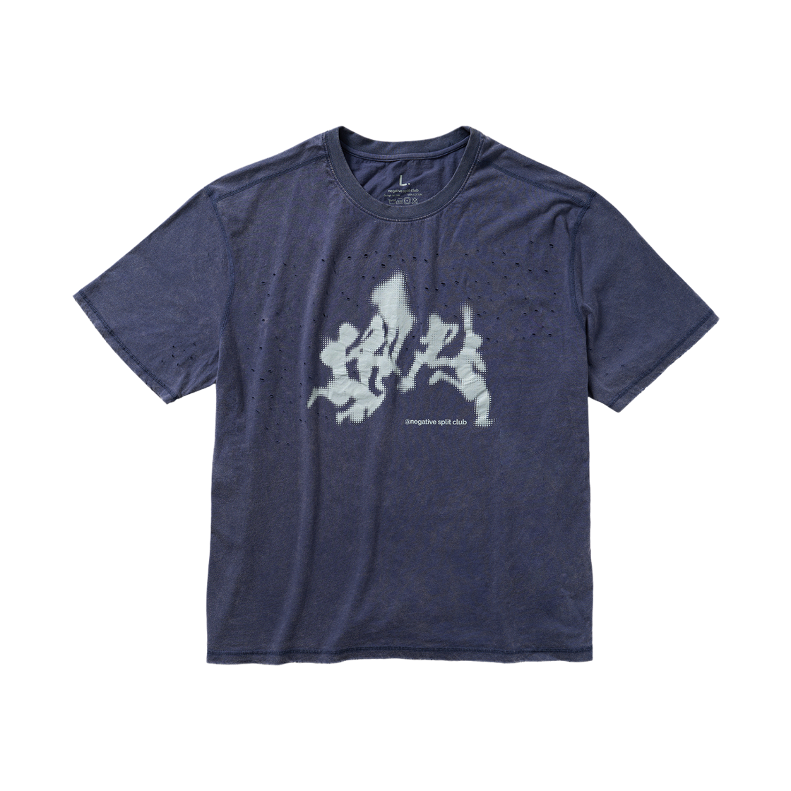 26SSTHT02NV negative split club Airact Mineral Sprint T-Shirt Navy