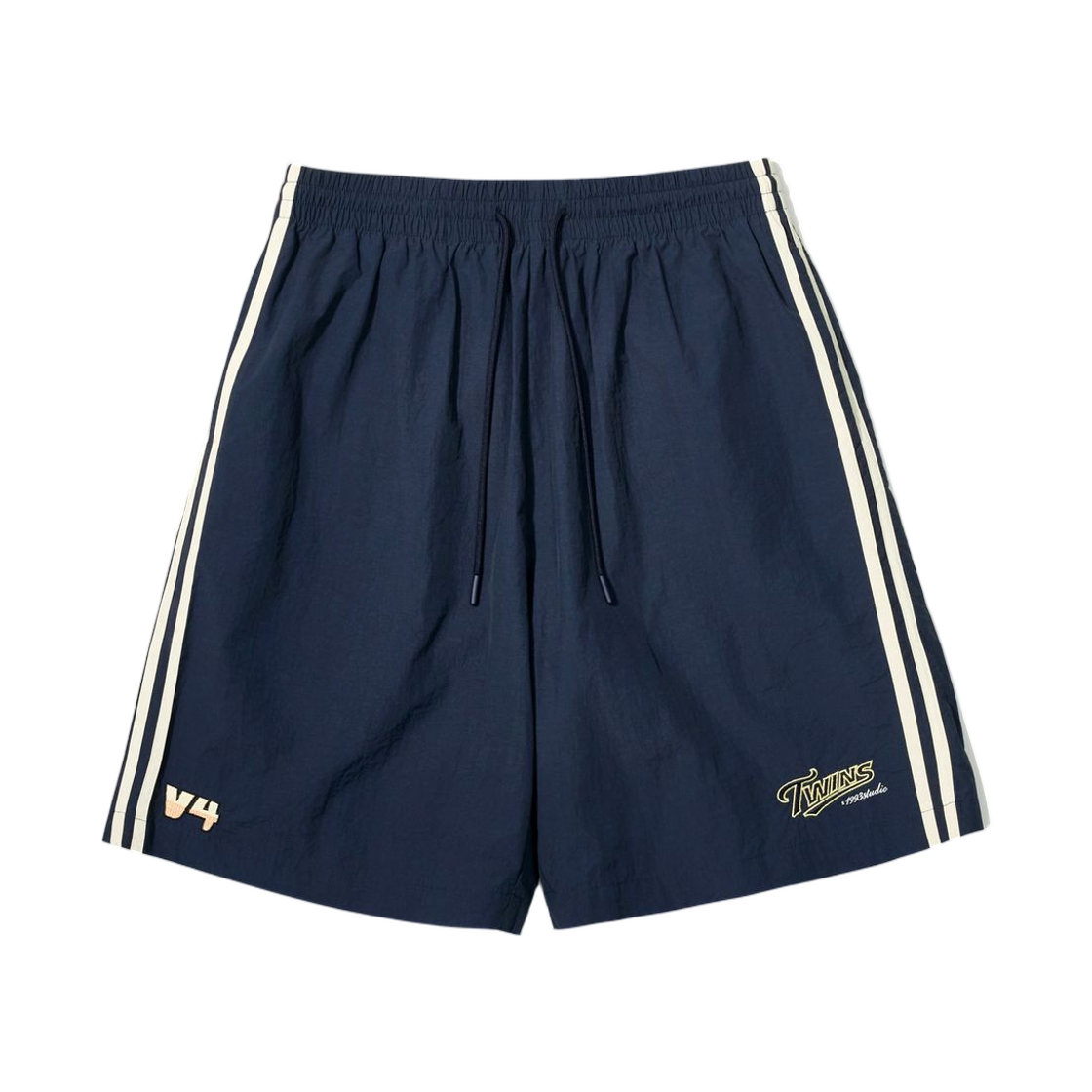 LG 트윈스 x 1993스튜디오 V4 트랙 나일론 쇼츠 네이비(LG Twins x 1993 Studio V4 Track Nylon Shorts Navy)