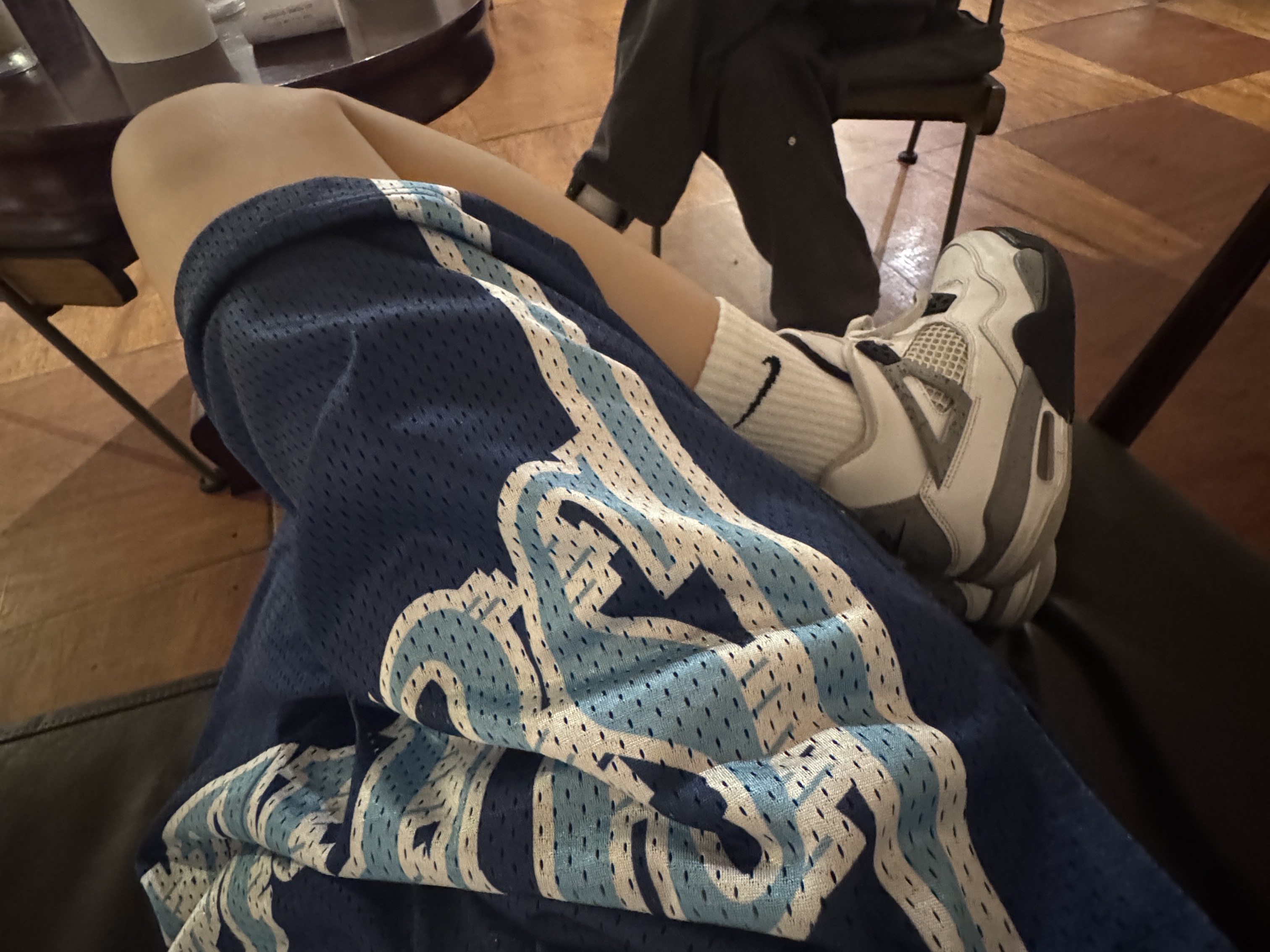 Supreme Slap Shot Mesh Shorts Navy - 23SS, (GS) Jordan 4 Retro OG White Cement 2025 착용 스타일 - 4