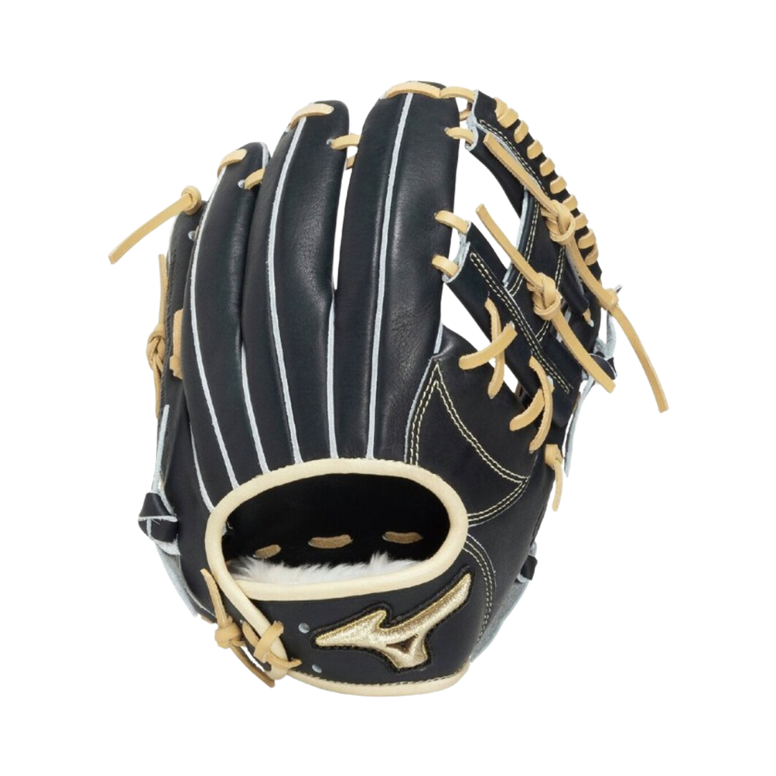 (키즈) 미즈노 글로벌 엘리트 프로페셔널 셀렉션 소프트볼 사카모토 타입 글러브 M D 블루 블론드((Kids) Mizuno Global Elite Professional Selection Softball Sakamoto Type Glove M D Blue Blonde)