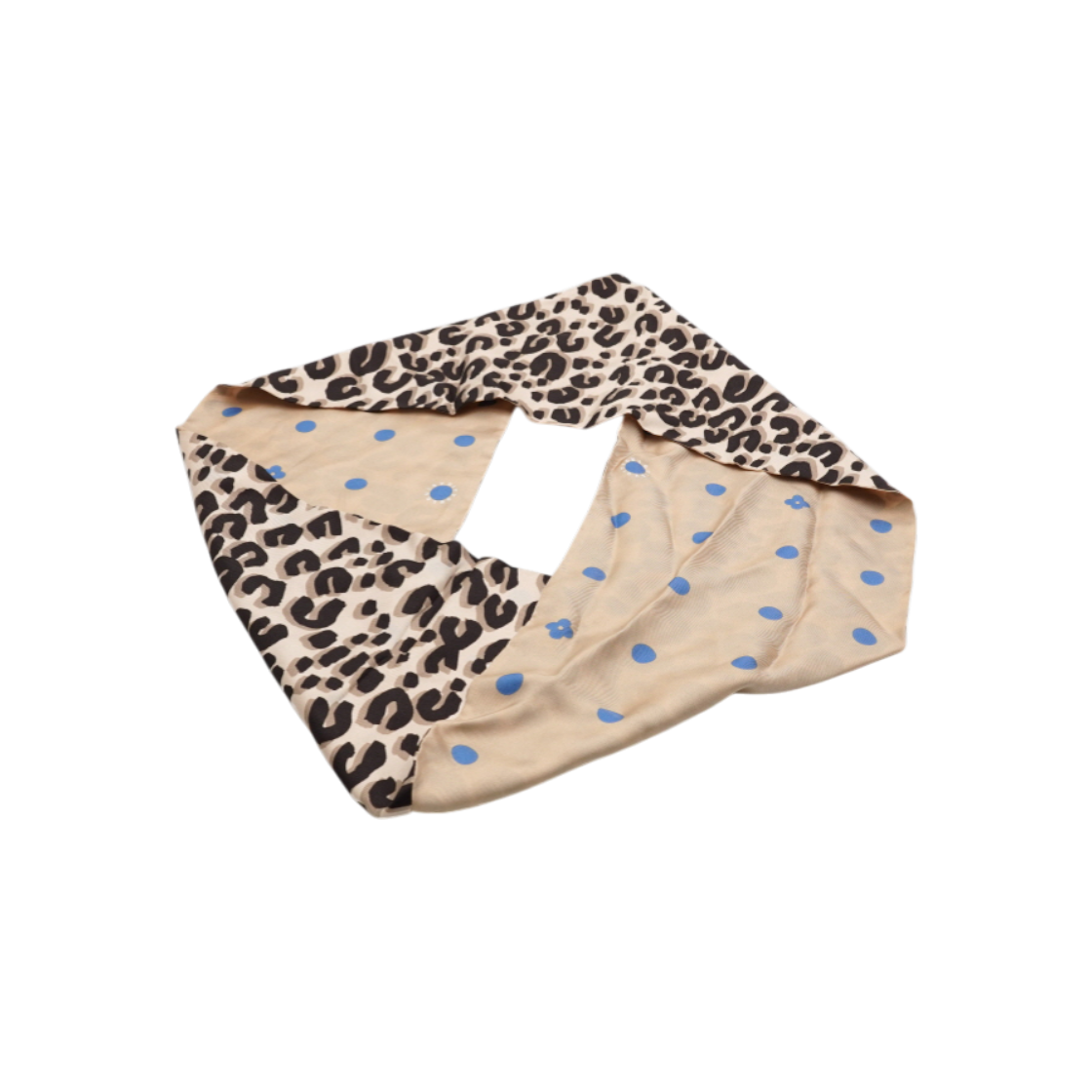 IT2JHBDC6VHI Louis Vuitton M74909 Silk Leopard Dots Snood