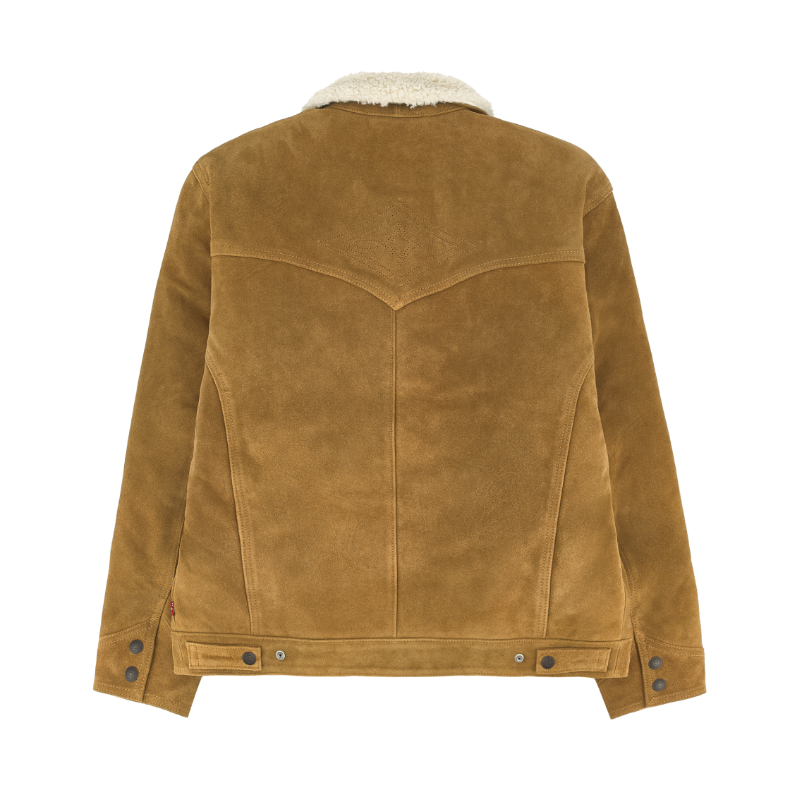 리바이스 웨스턴 스웨이드 쉐르파 트러커 자켓 브라운(Levi's Western Suede Sherpa Trucker Jacket Brown) - 2