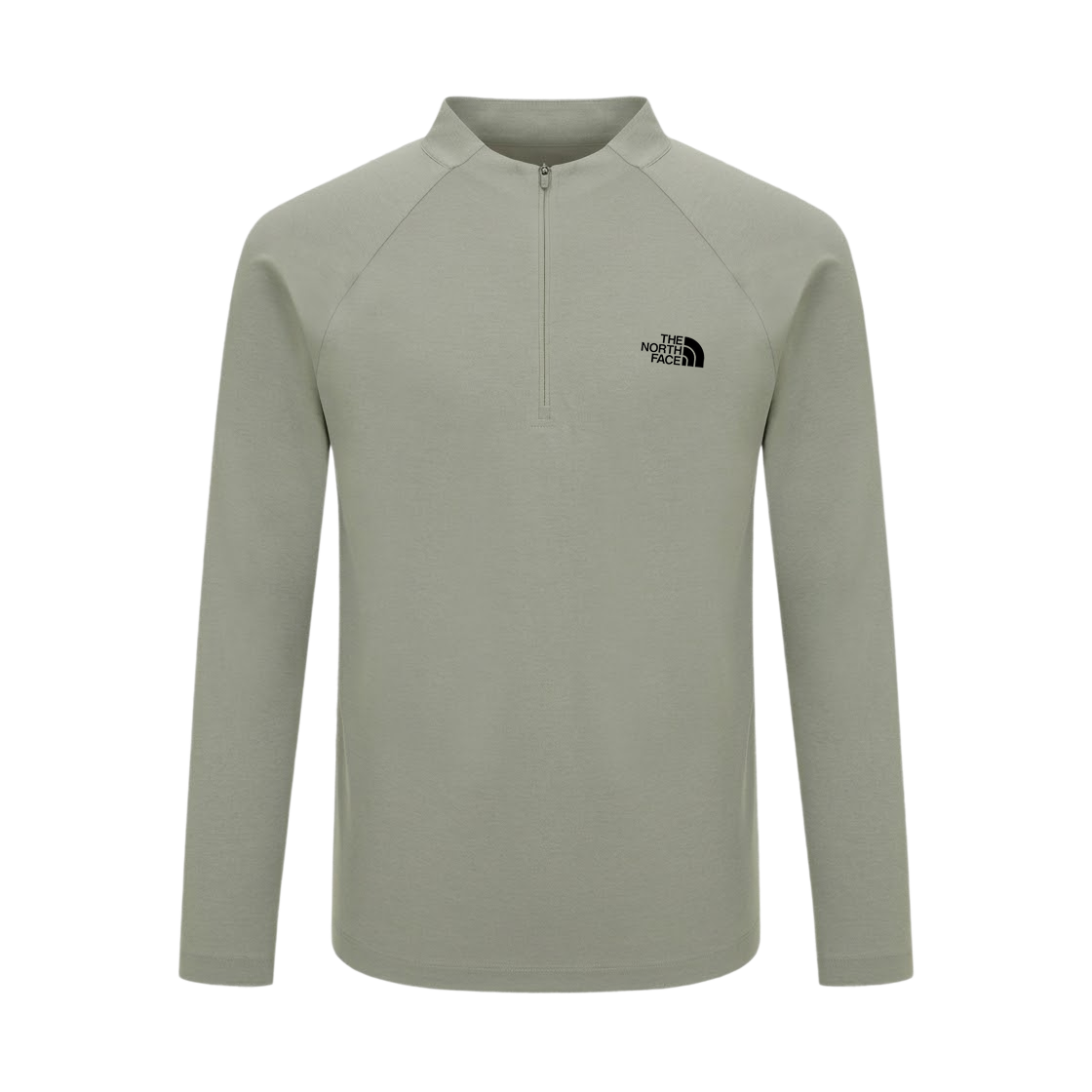 NT7LS03C The North Face Ascend L/S Zip T-Shirt Light Khaki - 26SS